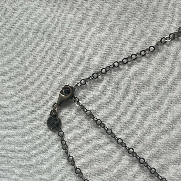 SILPADA N1709 Three Disk Swril Circle Hammered Pendant Necklace Sterling 925 19" - Picture 3 of 3